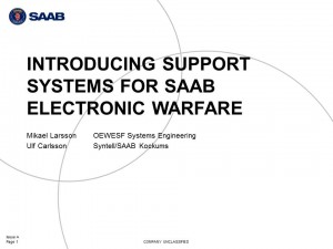 Saab EDS presentation poster